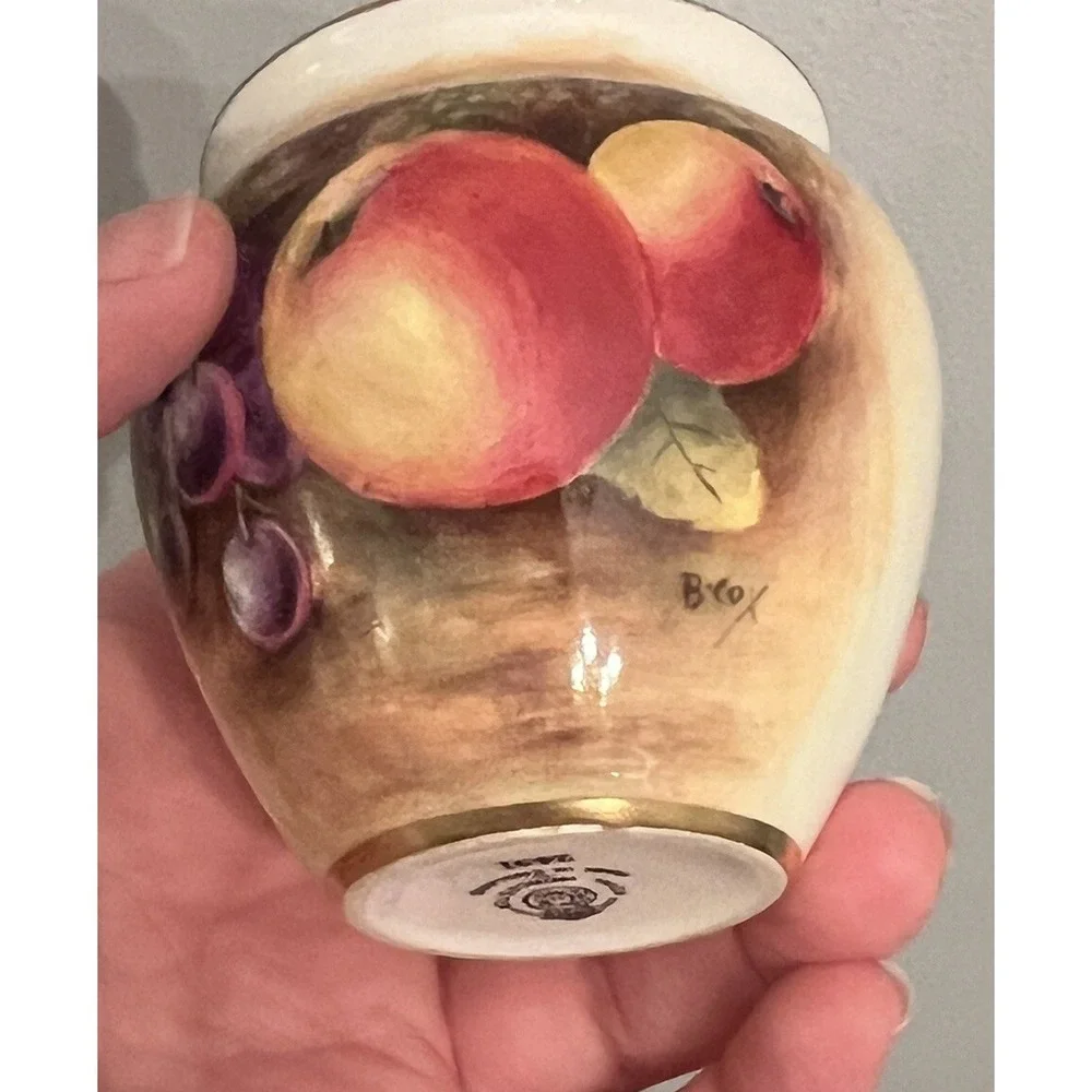Royal Worcester Bone China Bryan Cox Handpainted Fruit Mini 3
